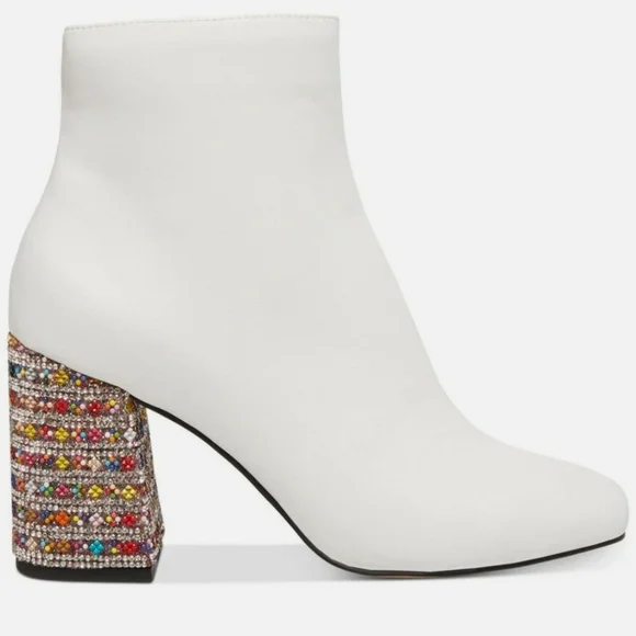 Betsey Johnson Jeweled Heel Bootie - Picture 3 of 13